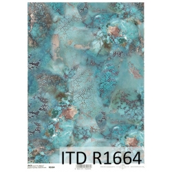 Papier ryżowy ITD A4 R1664, kamienie szlachetne, drogie kamienie